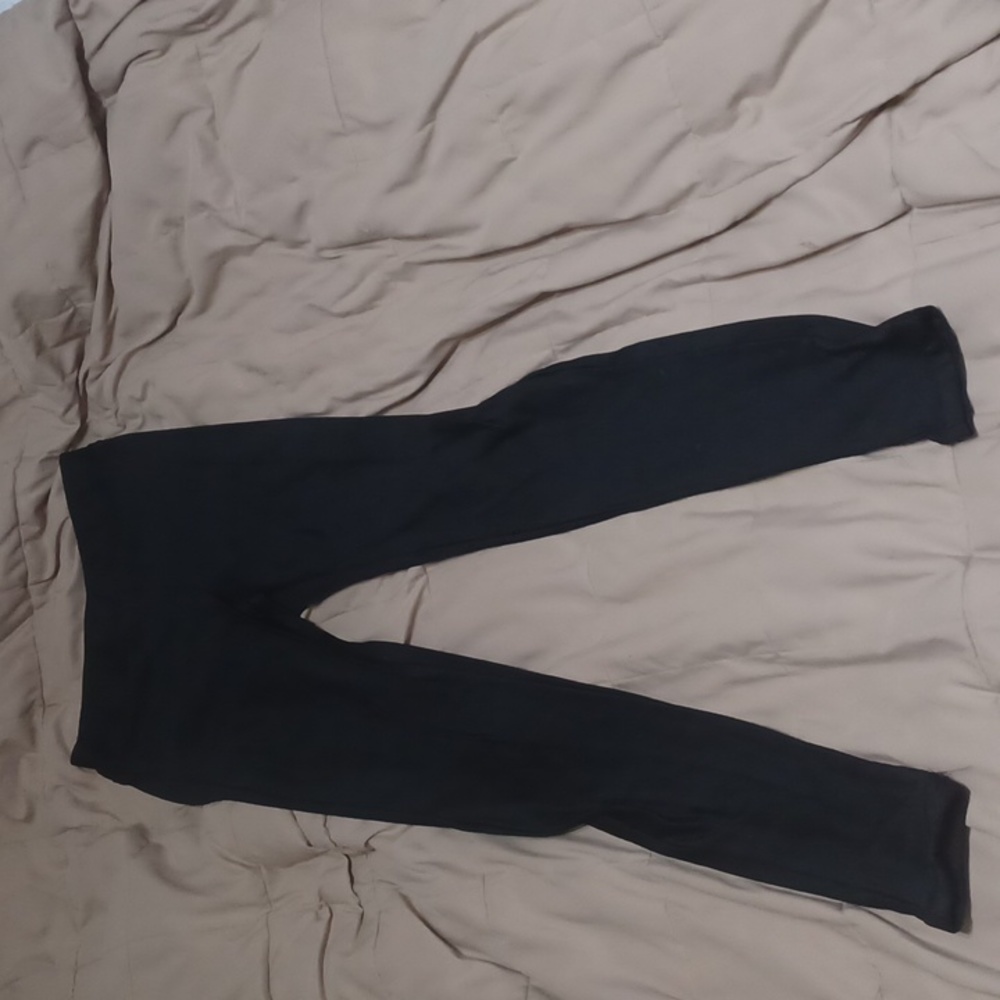 Forever 21 black lightweight medium juniors fleece lined leggings